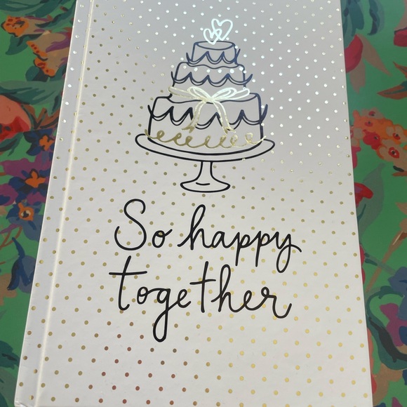 NEW Kate Spade So Happy Together engagement wedding bridal notebook journal gift - Picture 2 of 4